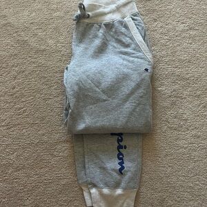 Champion grey joggers size S